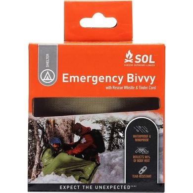 SOL Emergency Bivvy w/ Rescue Whistle