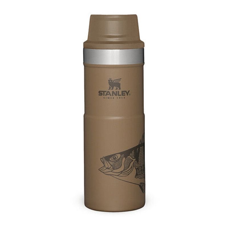 STANLEY CLASSIC PETER PERCH TRIGGER-ACTION TRAVEL MUG | PERCH | 0.47L | Best N Top